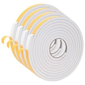 vidaXL &Alpha;&upsilon;&tau;&omicron;&kappa;ό&lambda;&lambda;&eta;&tau;&eta; &tau;&alpha;&iota;&nu;ί&alpha; &alpha;&phi;&rho;&omicron;ύ 4 pcs &Lambda;&epsilon;&upsilon;&kappa;ό 20mm x 5m &Chi; foam CR
