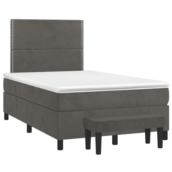 vidaXL &Kappa;&rho;&epsilon;&beta;ά&tau;&iota; Boxspring &mu;&epsilon; &Sigma;&tau;&rho;ώ&mu;&alpha; &Sigma;&kappa;&omicron;ύ&rho;&omicron; &Gamma;&kappa;&rho;&iota; 120x190 &epsilon;&kappa;. &Beta;&epsilon;&lambda;&omicron;ύ&delta;&iota;&nu;&omicron;