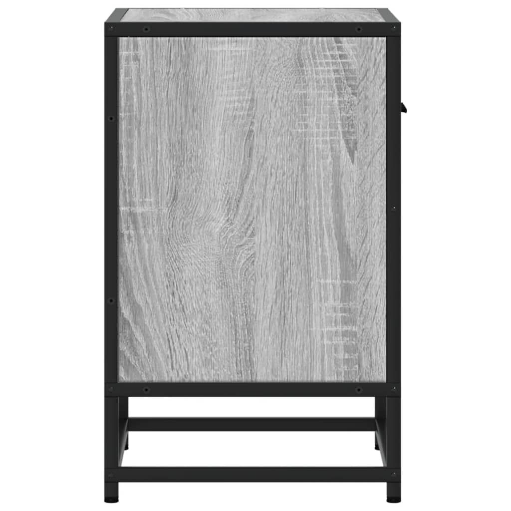 vidaXL Κομοδίνο Γκρι Sonoma 40x31x50 εκ. από Επεξεργασμένο Ξύλο