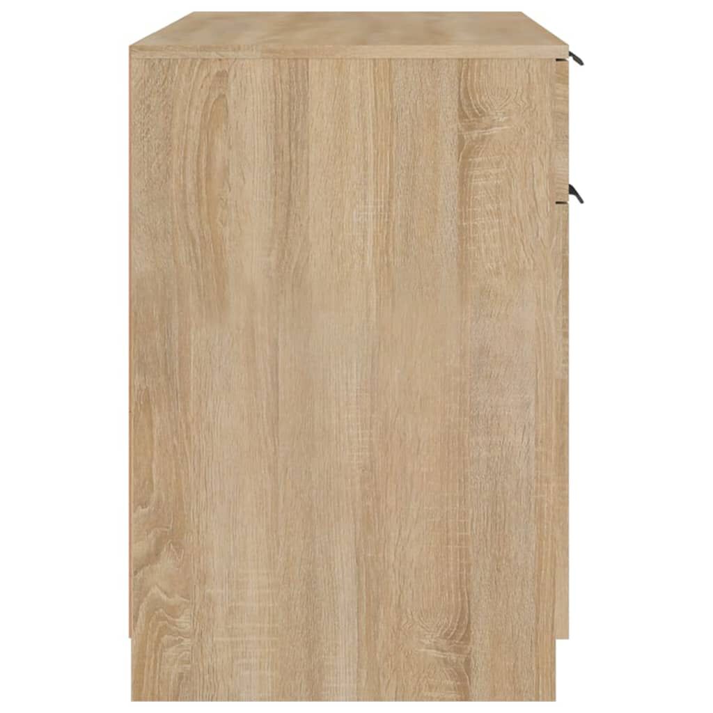 vidaXL Γραφείο Sonoma Δρυς 100x50x75 εκ. από Επεξεργασμένο Ξύλο