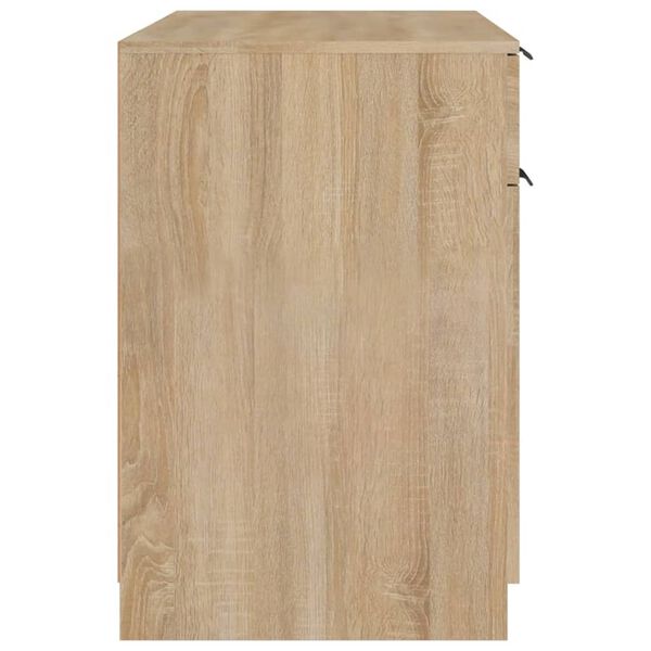 vidaXL Γραφείο Sonoma Δρυς 100x50x75 εκ. από Επεξεργασμένο Ξύλο