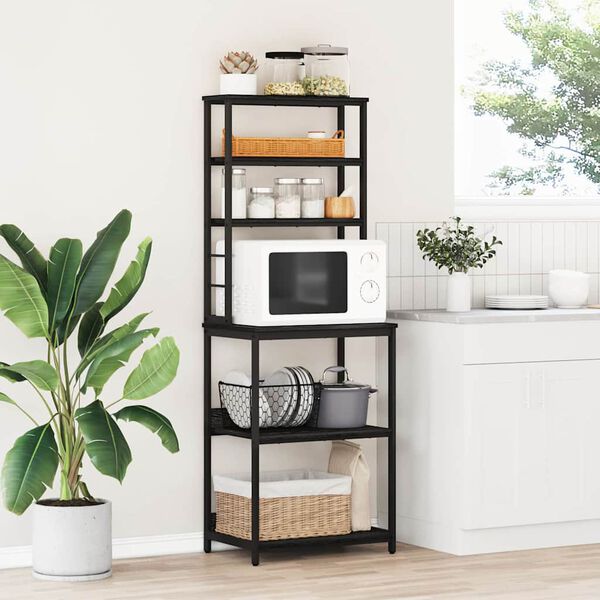 vidaXL &Rho;ά&phi;&iota; &Kappa;&omicron;&upsilon;&zeta;ί&nu;&alpha;&sigmaf; &Mu;&alpha;ύ&rho;&eta; &Omicron;&xi;&upsilon;ά 60 x 40 x 168 &epsilon;&kappa; &Epsilon;&pi;&epsilon;&xi;&epsilon;&rho;&gamma;&alpha;&sigma;&mu;έ&nu;&omicron; &xi;ύ&lambda;&omicron;