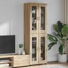 vidaXL Highboard &Delta;&rho;ύ&sigmaf; Sonoma 60 x 35 x 182 &epsilon;&kappa;. &Epsilon;&pi;&epsilon;&xi;&epsilon;&rho;&gamma;&alpha;&sigma;&mu;έ&nu;&omicron; &xi;ύ&lambda;&omicron;