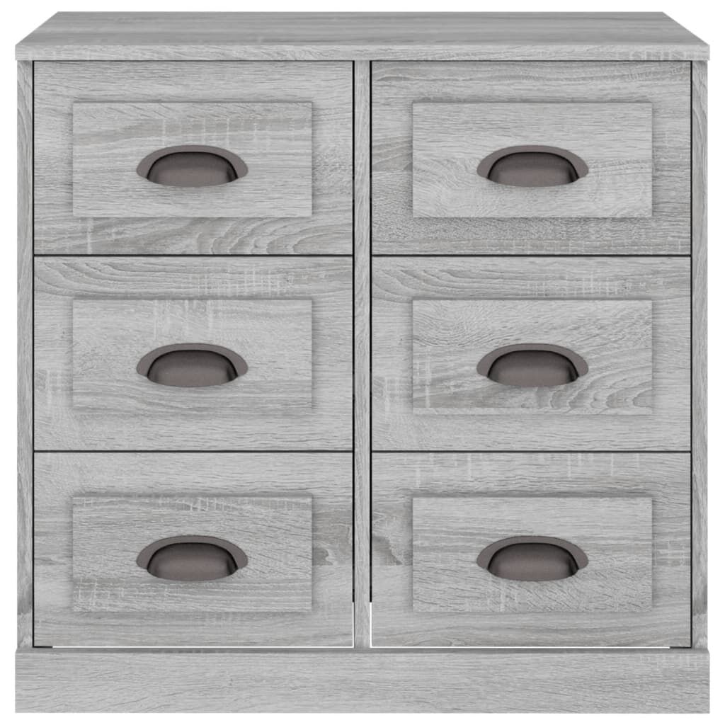 vidaXL Μπουφές Γκρι Sonoma 70x35,5x67,5 εκ. από Επεξεργασμένο Ξύλο