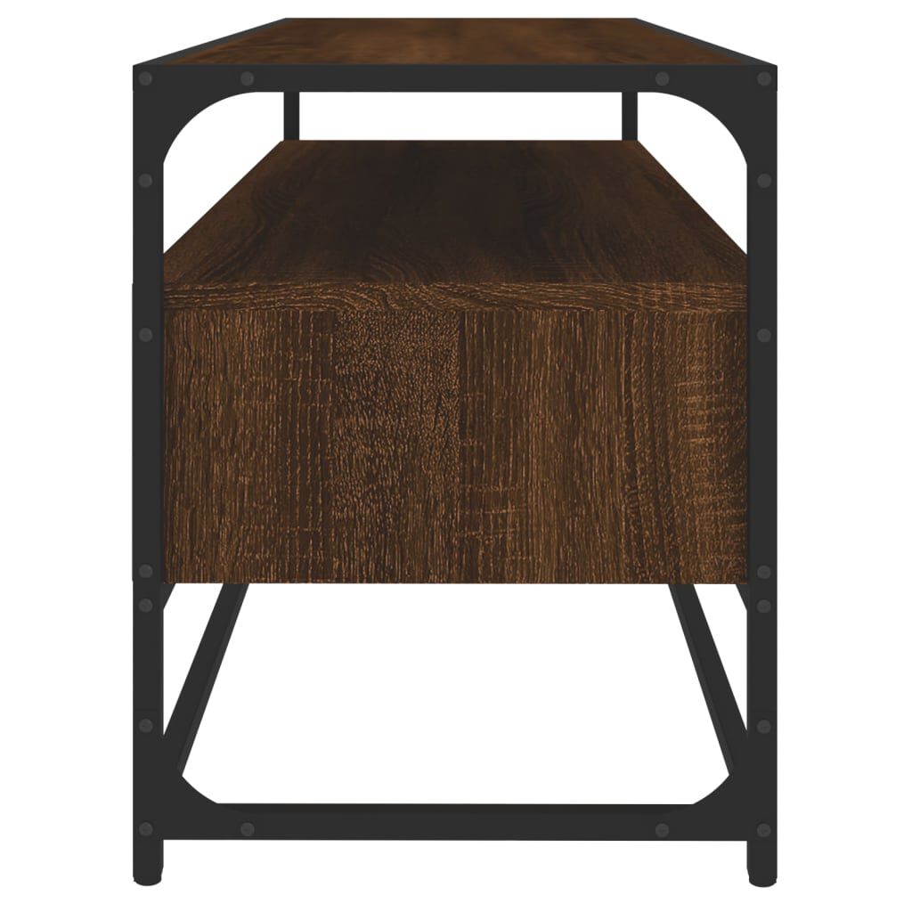 vidaXL Έπιπλο Τηλεόρασης Καφέ Δρυς 100x35x45 εκ. Επεξεργασμένο Ξύλο