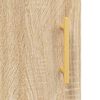 vidaXL Ντουλάπι Sonoma δρυς 69,5 x 34 x 180 εκ. από Επεξεργασμένο Ξύλο