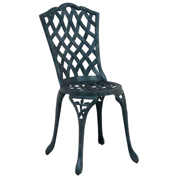 vidaXL Καρέκλα Κήπου 2 pcs Πράσινο 55 x 56.5 x 91εκ Αλουμίνιο