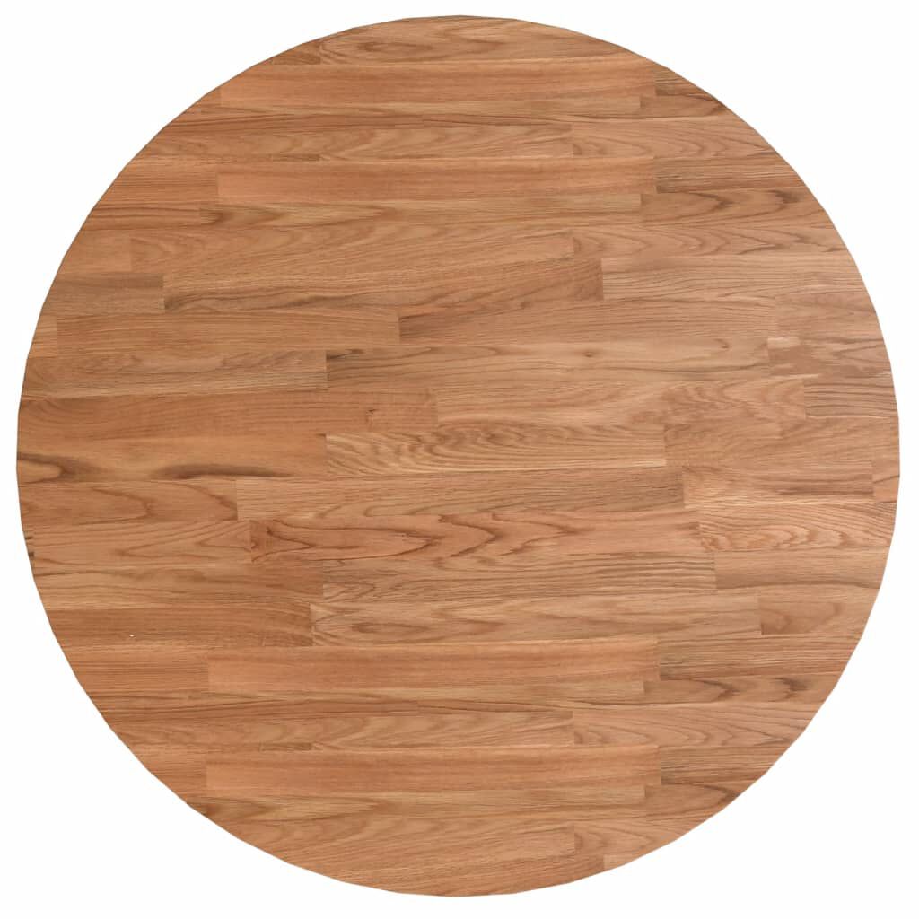 vidaXL Τραπέζι Μπαρ Αν. Καφέ Ø60x89,5 εκ. από Μασίφ Ξύλο Δρυός