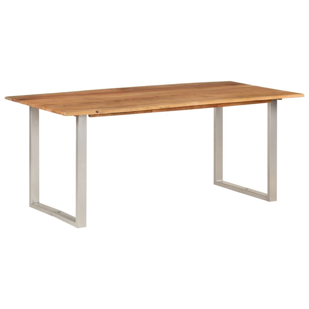 vidaXL Τραπεζαρία 180 x 90 x 76 εκ. από Μασίφ Ξύλο Ακακίας