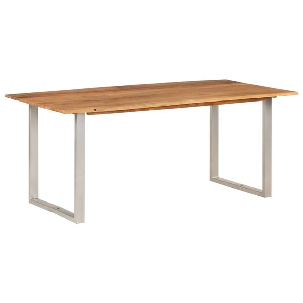 vidaXL Τραπεζαρία 180 x 90 x 76 εκ. από Μασίφ Ξύλο Ακακίας