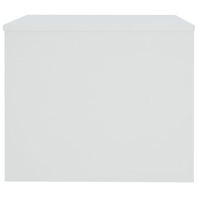 vidaXL Τραπεζάκι Σαλονιού Λευκό 80 x 50 x 40 εκ. Επεξεργασμένο Ξύλο