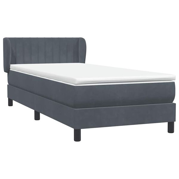 vidaXL &Kappa;&rho;&epsilon;&beta;ά&tau;&iota; Boxspring &mu;&epsilon; &Sigma;&tau;&rho;ώ&mu;&alpha; &Sigma;&kappa;&omicron;ύ&rho;&omicron; &Gamma;&kappa;&rho;&iota; 80x220 &epsilon;&kappa;. &Beta;&epsilon;&lambda;&omicron;ύ&delta;&iota;&nu;&omicron;