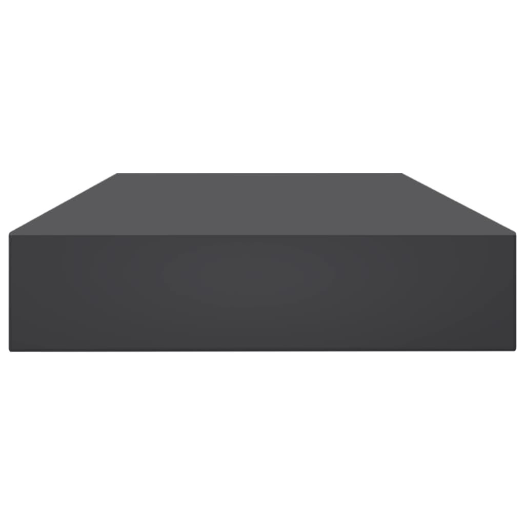 vidaXL Ράφια Βιβλιοθήκης 8 τεμ. Γκρι 100x10x1,5 εκ. από Μοριοσανίδα