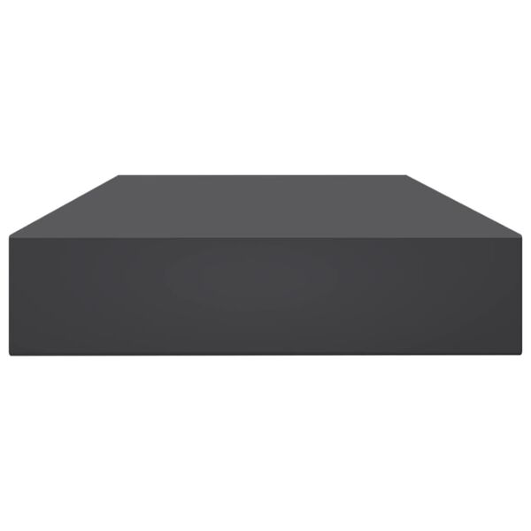 vidaXL Ράφια Βιβλιοθήκης 8 τεμ. Γκρι 100x10x1,5 εκ. από Μοριοσανίδα
