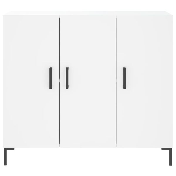 vidaXL Μπουφές Λευκός 90 x 34 x 80 εκ. από Επεξεργασμένο Ξύλο