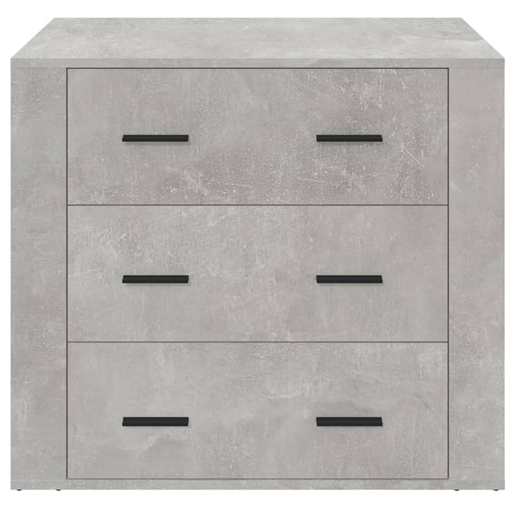 vidaXL Ντουλάπι Γκρι Σκυροδέματος 80x33x70 εκ. Επεξεργασμένο Ξύλο