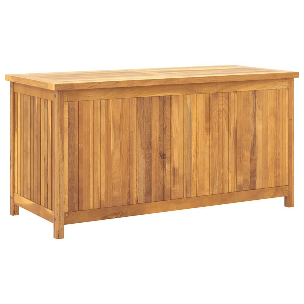 vidaXL Μπαούλο Κήπου 114 x 50 x 58 εκ. από Μασίφ Ξύλο Teak