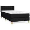 vidaXL &Kappa;&rho;&epsilon;&beta;ά&tau;&iota; Boxspring &mu;&epsilon; &Sigma;&tau;&rho;ώ&mu;&alpha; &Mu;&alpha;ύ&rho;&omicron; 100 x 200 &epsilon;&kappa;. &Upsilon;&phi;&alpha;&sigma;&mu;ά&tau;&iota;&nu;&omicron;