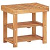 vidaXL Παπουτσοθήκη 50 x 32 x 45 εκ. από Μασίφ Ξύλο Ακακίας