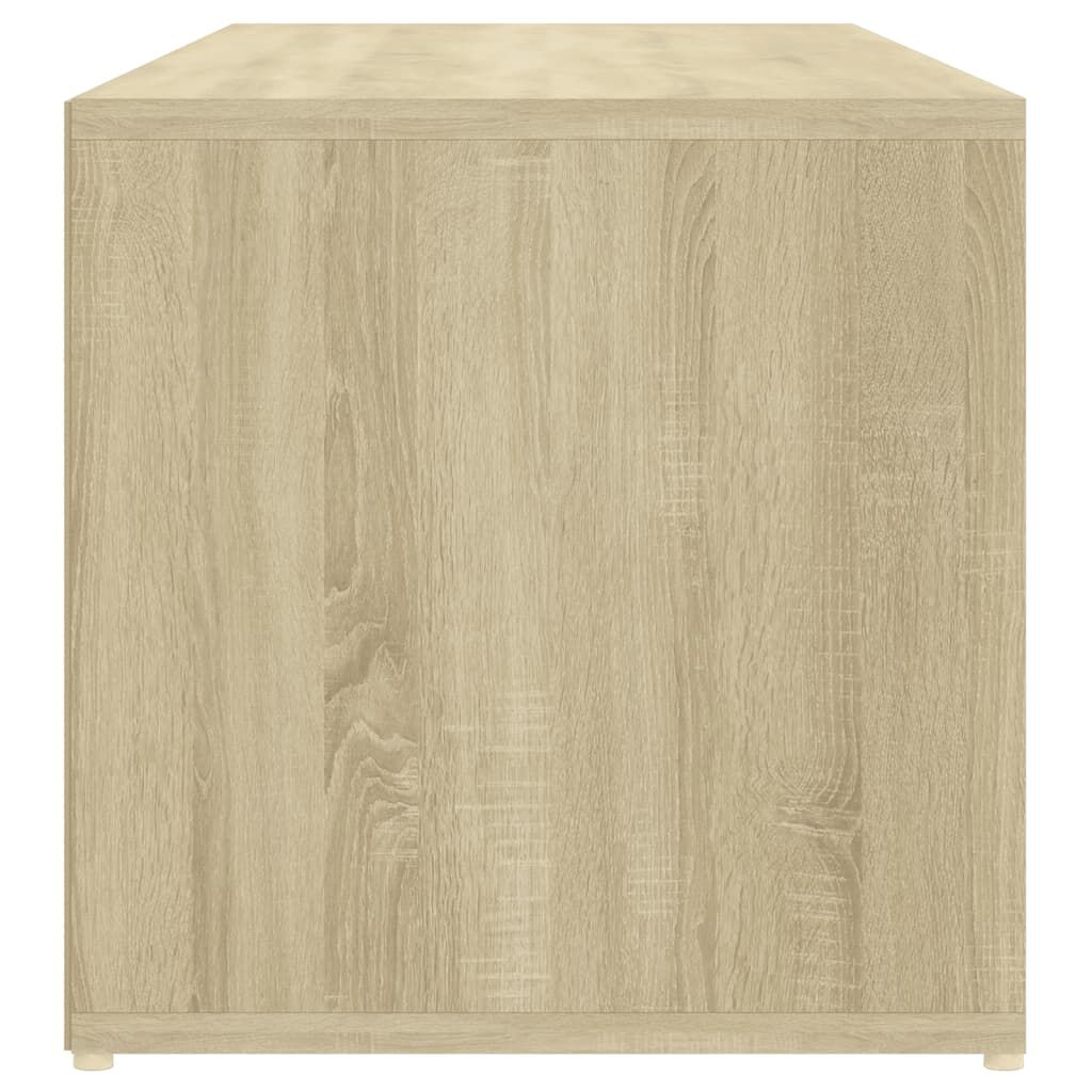vidaXL Πάγκος Αποθήκ. Παπουτσιών Sonoma Δρυς 105x35x35 εκ. Επεξ. Ξύλο