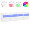 vidaXL Έ&pi;&iota;&pi;&lambda;&alpha; &Tau;&omicron;ί&chi;&omicron;&upsilon; &Tau;&eta;&lambda;&epsilon;ό&rho;&alpha;&sigma;&eta;&sigmaf; &mu;&epsilon; LED 2 &Tau;&epsilon;&mu;. &Lambda;&epsilon;&upsilon;&kappa;ά 80x30x40 &epsilon;&kappa;.