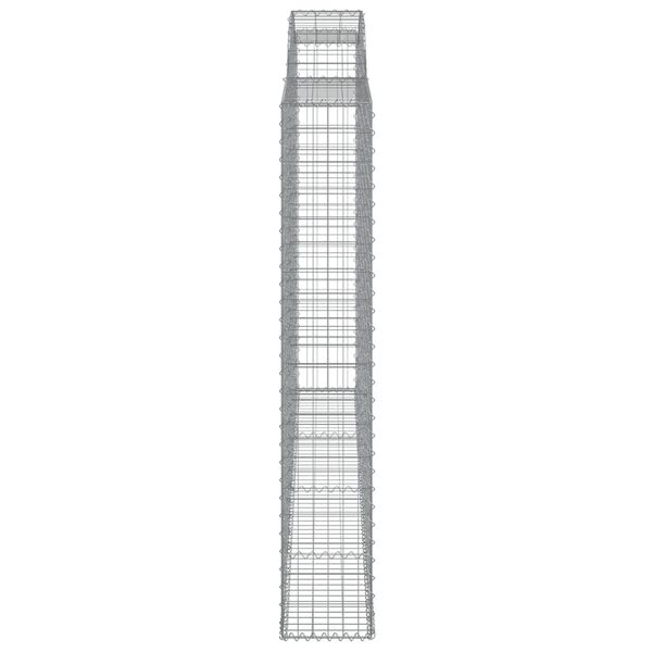 vidaXL Συρματοκιβώτιο Τοξωτό 300x30x180/200εκ. από Γαλβανισμένο Χάλυβα