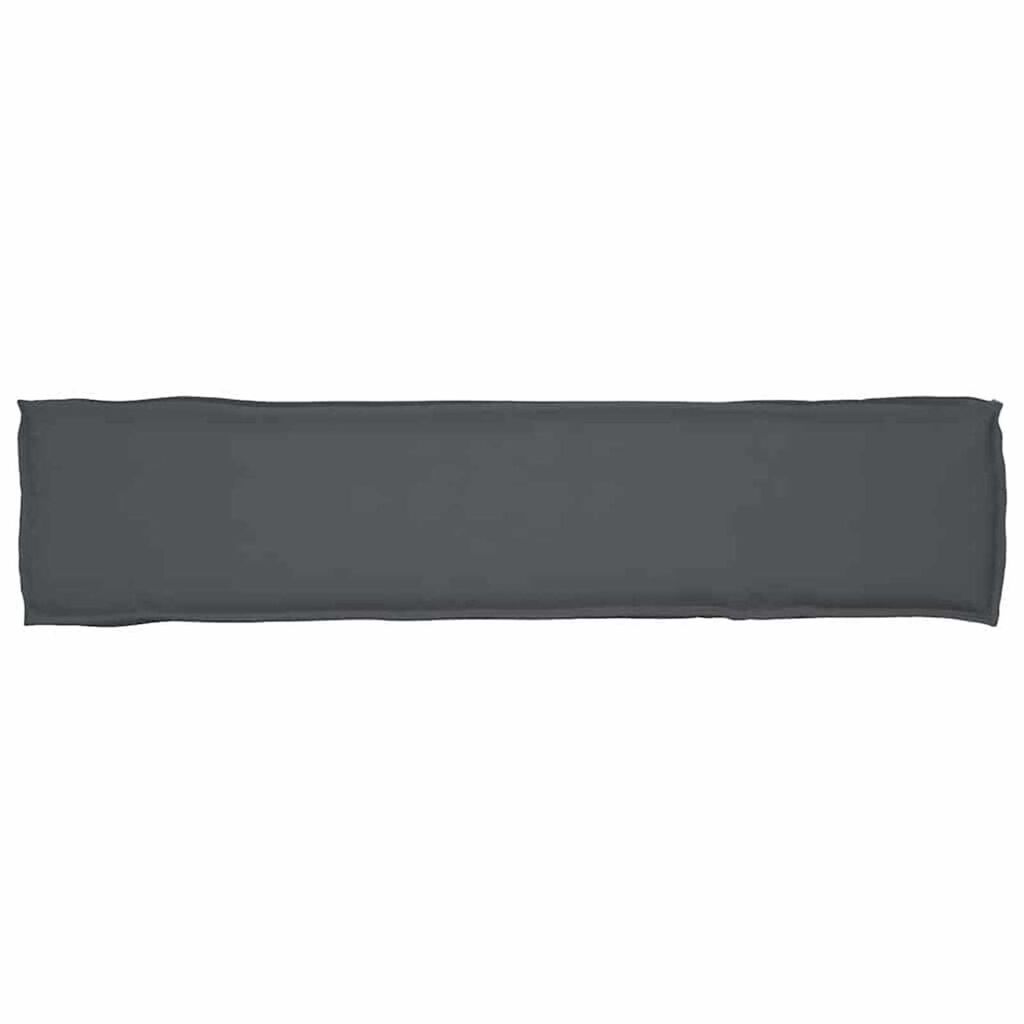 vidaXL Μαξιλάρι παλέτας Ανθρακί 180 x 40 x 8 εκ. Ύφασμα Oxford