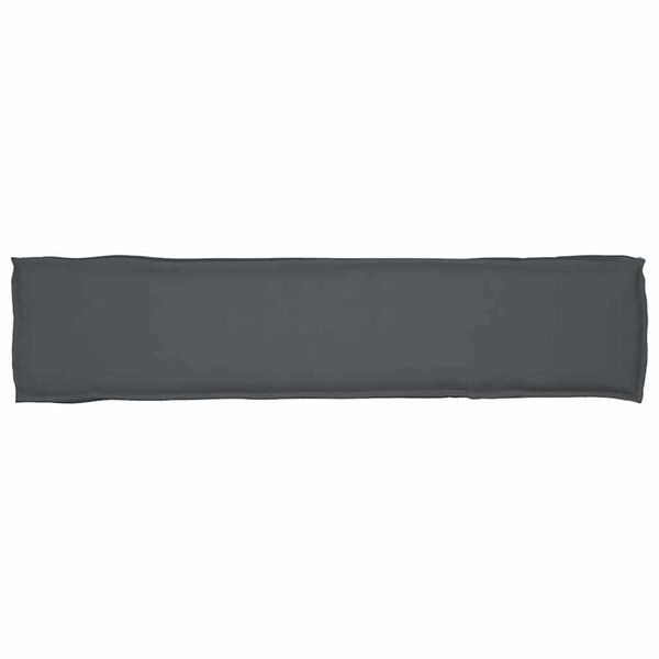 vidaXL Μαξιλάρι παλέτας Ανθρακί 180 x 40 x 8 εκ. Ύφασμα Oxford