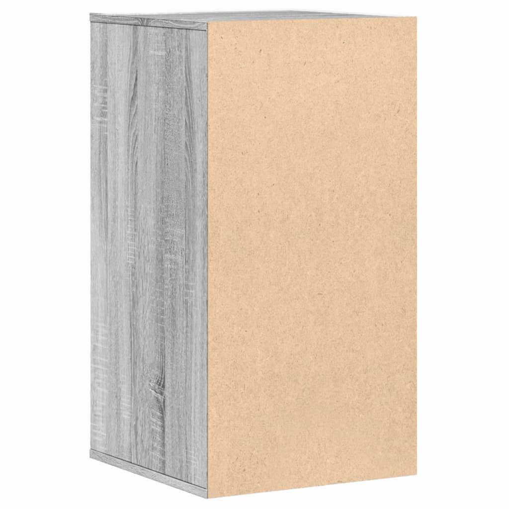 vidaXL Συρταριέρα Γκρι Sonoma 40x41x76 εκ. από Επεξεργ. Ξύλο