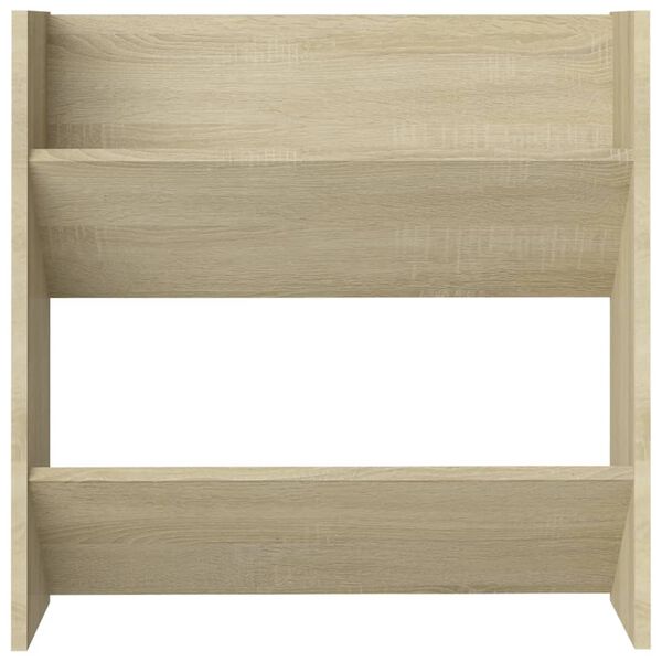 vidaXL Παπουτσοθήκες 2 τεμ. Sonoma Δρυς 60 x 18 x 60 εκ. Μοριοσανίδα