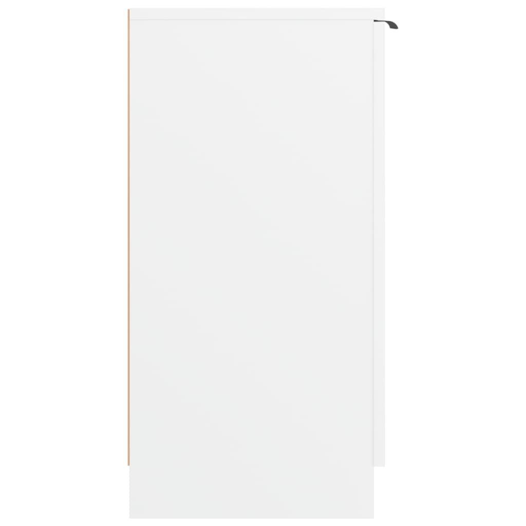 vidaXL Παπουτσοθήκη Λευκή 59 x 35 x 70 εκ. από Επεξεργασμένο Ξύλο