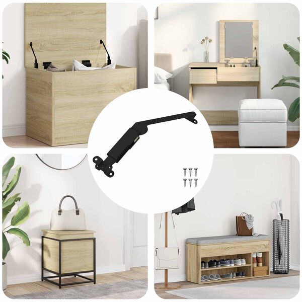 vidaXL &Mu;&epsilon;&nu;&tau;&epsilon;&sigma;έ&sigmaf; &sigma;&tau;ή&rho;&iota;&xi;&eta;&sigmaf; &kappa;&alpha;&pi;&alpha;&kappa;&iota;&omicron;ύ 12 pcs &Mu;&alpha;ύ&rho;&omicron; 192 x 32 x 50 mm &Alpha;&tau;&sigma;ά&lambda;&iota;