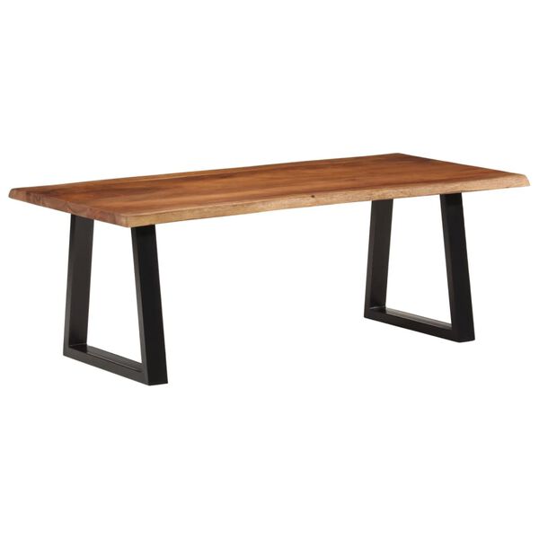 vidaXL Τραπεζάκι Σαλονιού Καφέ Μελί 110x55x40 εκ. Μασίφ Ξύλο Ακακίας