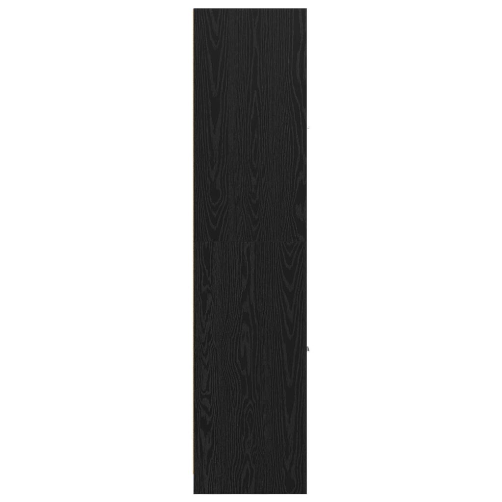 vidaXL Ντουλάπι Αποθήκης Μαύρης Δρυός 30x41x174.5 εκ. Κατασκευασμένο Ξύλο