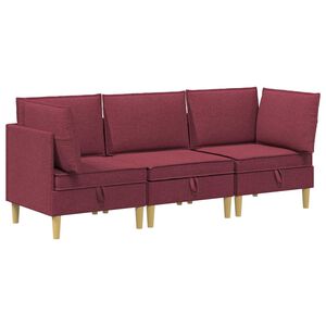 vidaXL &Sigma;&epsilon;&tau; &Epsilon;&pi;ί&pi;&lambda;&omega;&nu; &Sigma;&alpha;&lambda;&omicron;&nu;&iota;&omicron;ύ &mu;&epsilon; &mu;&alpha;&xi;&iota;&lambda;ά&rho;&iota; 3 pcs &Kappa;ό&kappa;&kappa;&iota;&nu;&omicron; Ύ&phi;&alpha;&sigma;&mu;&alpha;