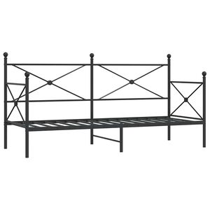 vidaXL &Kappa;&rho;&epsilon;&beta;ά&tau;&iota; &eta;&mu;έ&rho;&alpha;&sigmaf; &chi;&omega;&rho;ί&sigmaf; &sigma;&tau;&rho;ώ&mu;&alpha; &Mu;&alpha;ύ&rho;&omicron; 80x200 cm &Alpha;&tau;&sigma;ά&lambda;&iota;