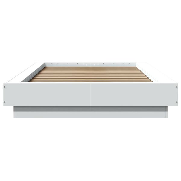 vidaXL Πλαίσιο Κρεβατιού Λευκό 90 x 190 εκ. από Επεξεργασμένο Ξύλο