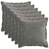 vidaXL &Kappa;ά&lambda;&upsilon;&mu;&mu;&alpha; &Mu;&alpha;&xi;&iota;&lambda;&alpha;&rho;&iota;&omicron;ύ 6 pcs HOUTEN &Sigma;&kappa;&omicron;ύ&rho;&omicron; &Gamma;&kappa;&rho;&iota; 50 x 50 cm