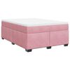 vidaXL &Kappa;&rho;&epsilon;&beta;ά&tau;&iota; Boxspring &mu;&epsilon; &Sigma;&tau;&rho;ώ&mu;&alpha; &Rho;&omicron;&zeta; 140x200 &epsilon;&kappa;. &Beta;&epsilon;&lambda;&omicron;ύ&delta;&iota;&nu;&omicron;