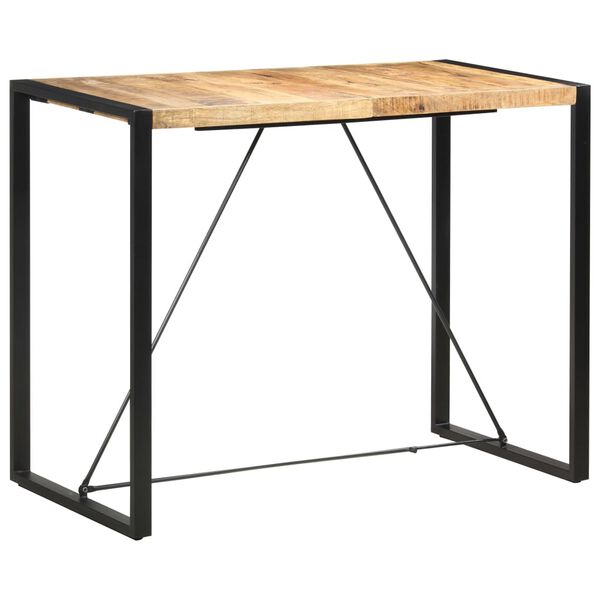 vidaXL Τραπέζι Μπαρ 140 x 70 x 110 εκ. από Μασίφ Ξύλο Μάνγκο