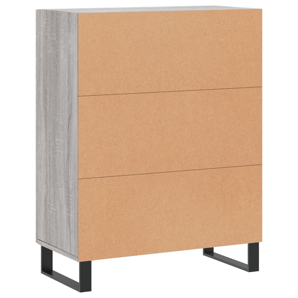 vidaXL Ντουλάπι Γκρι Sonoma 69,5 x 34 x 90 εκ. από Επεξεργασμένο Ξύλο
