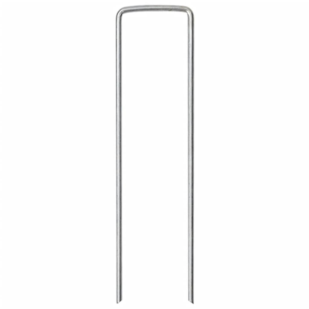 vidaXL Στηρίγματα Εδάφους Σχήμα U 50 τεμ. 15x3,5 εκ. Γαλβαν. Ατσάλι