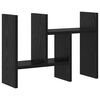 vidaXL Οργανωτής Γραφείου Μαύρη δρυς 34.5 x 15.5 x 35.5 cm