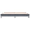 vidaXL Box Spring Κρεβάτι χωρίς στρώμα Σκούρο γκρι 180x220 cm Velvet
