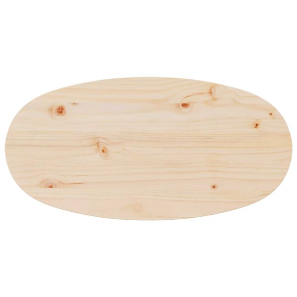 vidaXL Τραπεζάκι σαλονιού Φυσικό 80 x 40 x 35 cm Συμπαγές ξύλο πεύκου