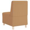 vidaXL Μοναδικός Καναπές χωρίς Χερούλια 2 pcs Μπεζ 55 x 74 x 82 εκ.
