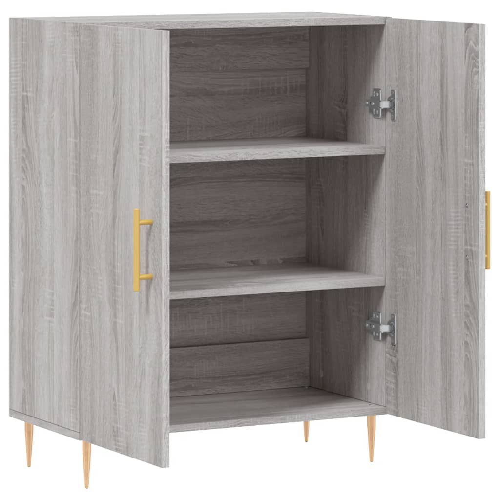 vidaXL Ντουλάπι Γκρι Sonoma 69,5 x 34 x 90 εκ. από Επεξεργασμένο Ξύλο
