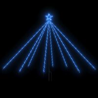 vidaXL Χριστουγ. Δέντρο από Φωτάκια Εσ/Εξ Χώρου Μπλε 2,5 μ. 400 LED