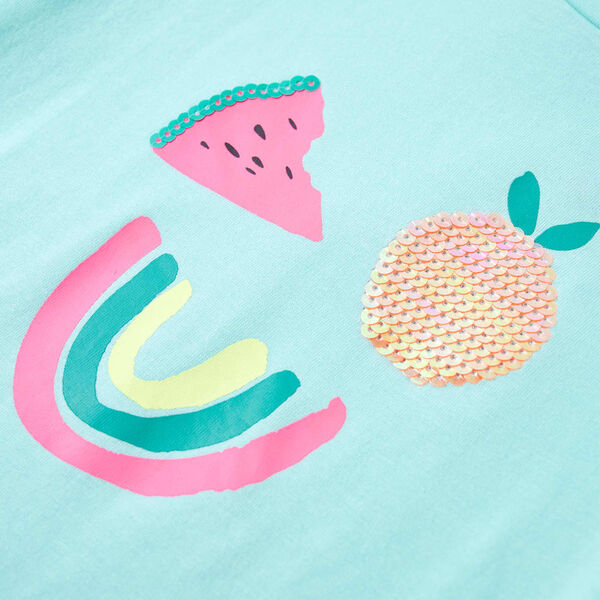 Μπλουζάκι Παιδικό Ανοιχτό Χρώμα Μέντας 104