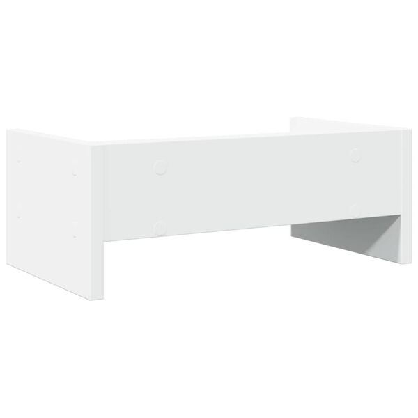 vidaXL Βάση Οθόνης Λευκή 42x24x16 εκ. από Επεξ. Ξύλο